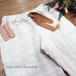 Mia y Lia Pantalon camel unisex