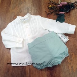 Conjunto niño Ranita verde menta