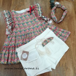 Noma Fernandez Conjunto blusa y short rebel