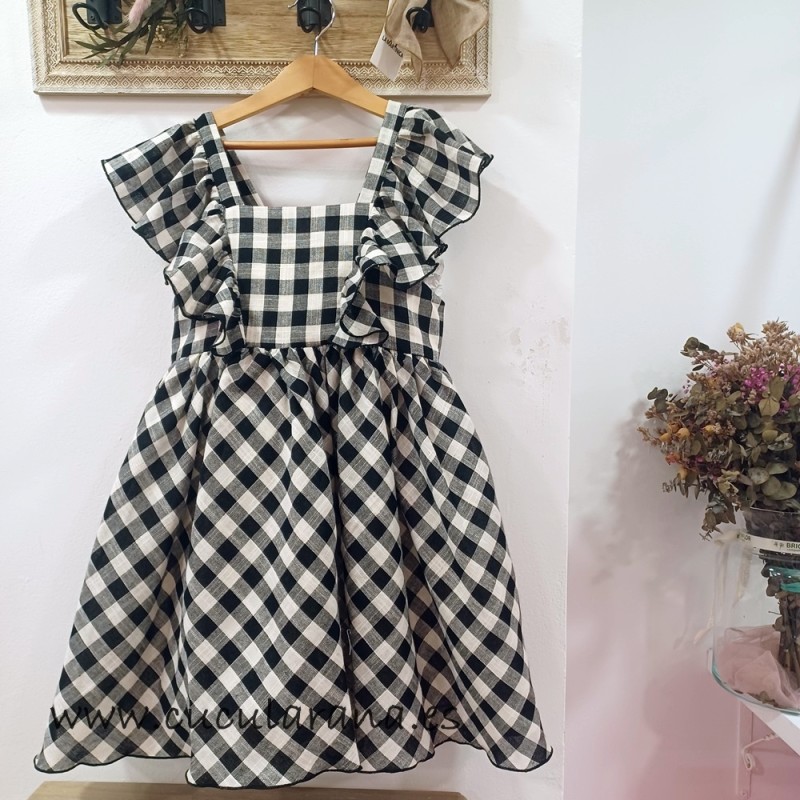 la Martinica vestido black white