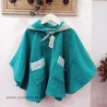poncho broche
