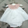 Vestido bebe rosa tul