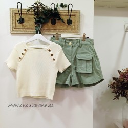 sarabanda pantalón corto verde
