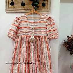 Vestido Bungavilla de cesar blanco