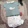 Conjunto bebe niño ballena de granlei