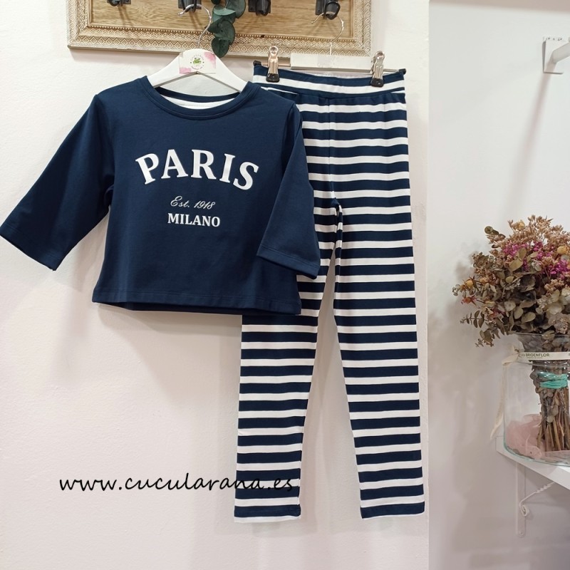 Leggins rayas marineras drem kids