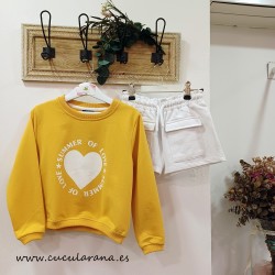 Sudadera niña yellow de Dream kids