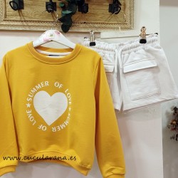 Sudadera niña yellow de Dream kids