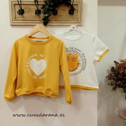 Sudadera niña yellow de Dreams kids