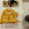 Sudadera niña yellow de Dream kids