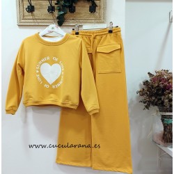 Sudadera niña yellow de Dream kids