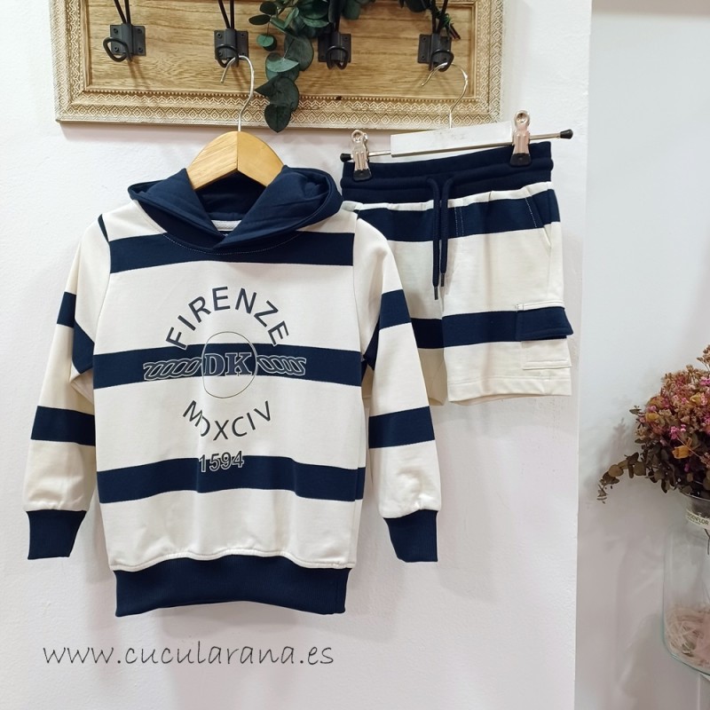 Sudadera rayas niño marinero dream kids