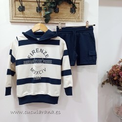 Sudadera rayas niño marinero dream kids