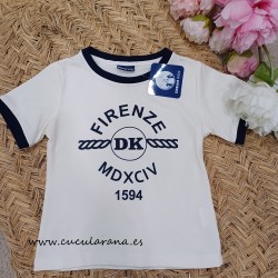 Camiseta niño crudo marino dream kids