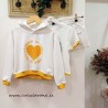 Dream kids sudadera capucha yellow