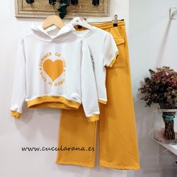 Dream kids sudadera capucha yellow
