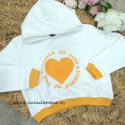 Dream kids sudadera capucha yellow