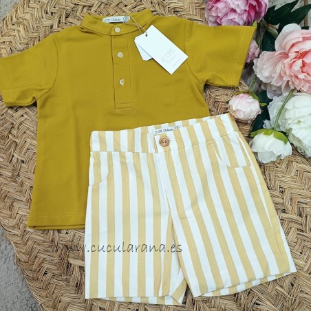 Eve childre conjunto niño mostaza