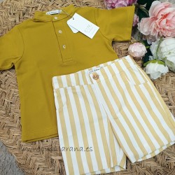 Eve childre conjunto niño mostaza