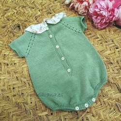 Pelele punto verde Cesar Blanco