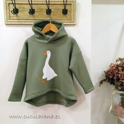 Sudadera capucha oca mia y lia