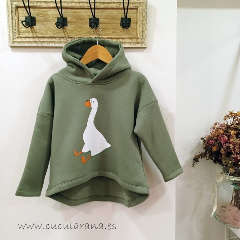 Sudadera capucha oca mia y lia