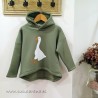 Sudadera capucha oca mia y lia