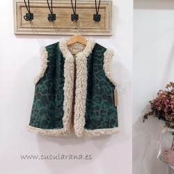 Chaleco camuflaje borreguito mía y lía