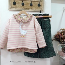 pantalón capri camuflaje mia y lia