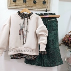 pantalón capri camuflaje mia y lia