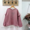 Sudadera Casita rosa mia y lia