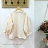 blusa bambula beige mia y lia
