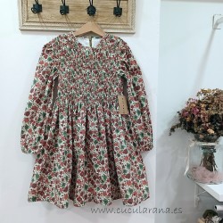 vestido flores fruce mia y lia