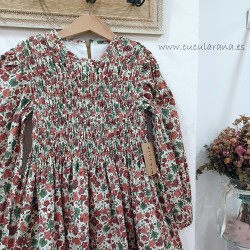 vestido flores fruce mia y lia