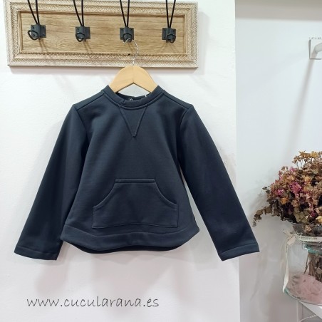 Cesar Blanco sudadera felpa ceniza