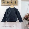Cesar Blanco sudadera felpa ceniza