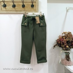Cesar Blanco jogging verde olivo