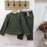 Cesar Blanco jogging verde olivo