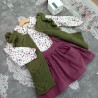 Cesar Blanco blusa boxy berenjena