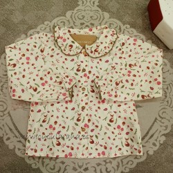 Cesar Blanco blusa boxy berenjena