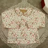 Cesar Blanco blusa boxy berenjena