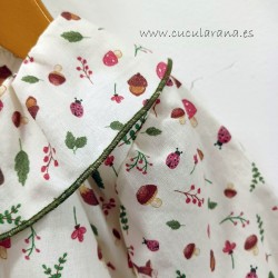 Cesar Blanco blusa boxy berenjena