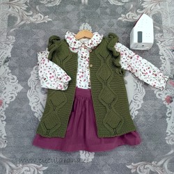 Cesar Blanco blusa boxy berenjena
