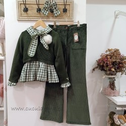 Conjunto blusa y pantalón Dafne de noma fernandez