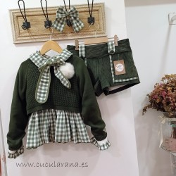 Conjunto blusa y short dafne de noma fernandez