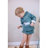 conjunto Niño sudadera y ranita Petit flower