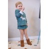 conjunto Niño sudadera y ranita Petit flower