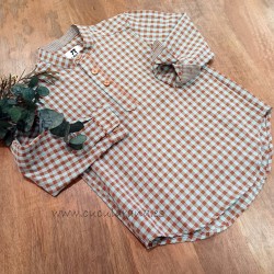 la martinica camisa niño cuadros bichitos