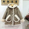 La Martinica pelliza camel muton crudo