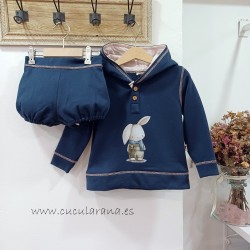 La Martinica  conjunto niño felpa un pedacito de mi